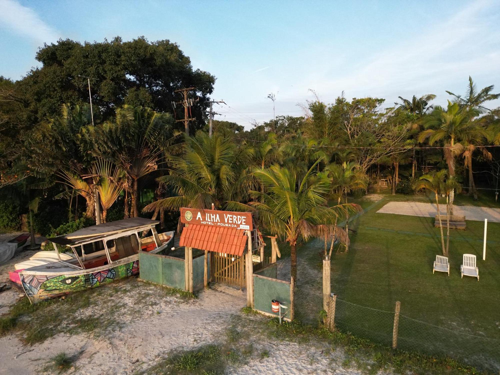 A Ilha Verde Hotel Pousada Na Praia Ilha do Mel Exterior photo